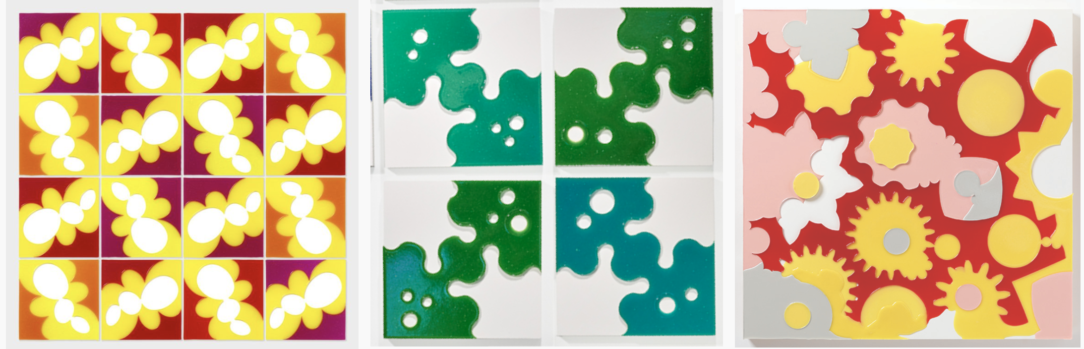 3 rubber tiles